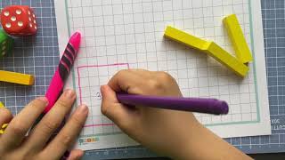 Castle walls math multimplication game - Cuisenaire Rods
