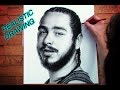 REALISTIC DRAWING - POST MALONE - Time Lapse