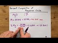 percent composition of magnesium oxide mgo