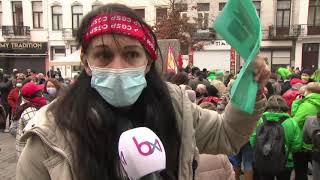 Molenbeek : le personnel communal manifeste pour de meilleures conditions de travail