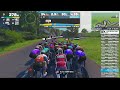 zwift racing league open atlantic central division 2 b on douce france in france 2025 01 21