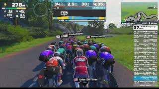 Zwift Racing League - Open ATLANTIC Central  Division 2 (B) on Douce France in France 2025 01 21