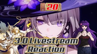 20 PULLS, SO MANY RERUNS! Summons worry me! Honkai Star Rail Version 3.0 Special Program Reaction!