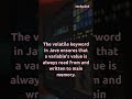 Understanding Java Multithreading and the Volatile Keyword