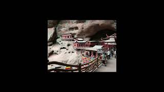 Buddhist Temple in the mountains of China.