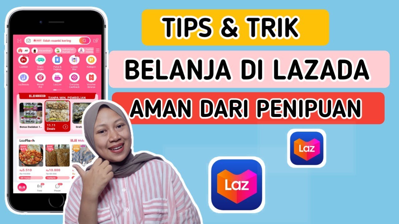 CARA BELANJA DI LAZADA UNTUK PEMULA|Cara Belanja Di Lazada Aman Dari ...