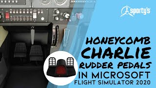 Honeycomb Charlie Rudder Pedals in Microsoft Flight Simulator 2020