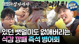 [푹다행] 뱃일한 일꾼들에게 주어진 바다 위의 만찬❗선상에서 두툼한 병어회 먹방하는 안정환X김성주X김용만ㅣ#안정환 #김용만 #김성주 MBC241202방송