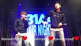 FANCAM - B1A4 - Drunk On You - Four Nights In US - LA - 170220