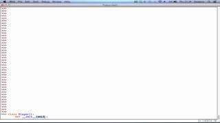 Python 2.7.2 Programming Tutorial #6: Classes! Pt. 1