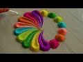 Satisfying Video | Shivratri Rangoli Design | Rangoli For Festival | Sand Art