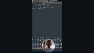 How To Make A Multiplication Table In Python!!!!!
