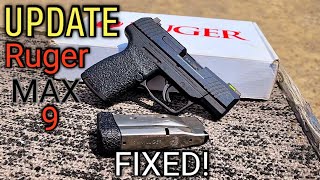 Ruger Max-9 Update - Problems Issues Fixed