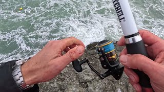 FISHING from the SHORE at SEA with BAIT and FLOAT