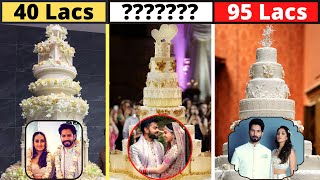10 Most Expensive Wedding Cakes Of Bollywood Celebrities - Varun Dhawan,Natasha,Anushka Sharma,Virat