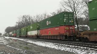 NORFOLK SOUTHERN EMD SD70ACE Southbound Intermodal Container Train