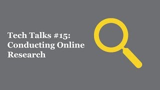 EdRising at Rio - Tech Talk #15: Conducting Online Research