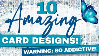 So easy, so fun, so addictive - CARD MAKING TUTORIAL 2024 | 10 different card designs | Journalsay