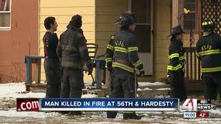 KCFD: 1 killed in morning blaze near 56th and Hardesty