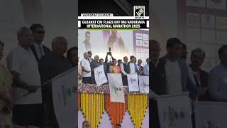 Gujarat CM Bhupendra Patel flags off MG Vadodara International Marathon 2025