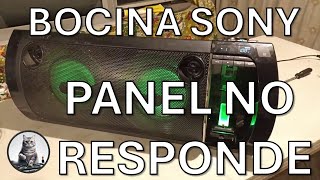 Como reparar panel de Bocina Sony fst-gtk37ip que noresponde.