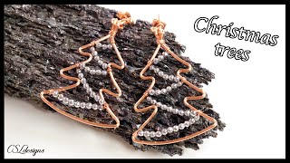 Wirework Christmas tree jewellery or decoration 🎄🎄