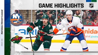Islanders @ Wild 2/28 | NHL Highlights 2023