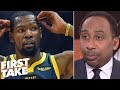 Stephen A. takes issue with Kevin Durant’s refusal to answer Draymond Green questions | First Take