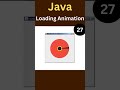 Java Swing: Create a Circular Progressbar Animation