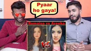 INDIANS react to Romaisa Khan Vs Areeka Haq | Tiktok Battle