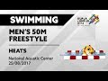 KL2017 29th SEA Games | Swimming - Men's 50m Freestyle HEATS | 25/08/2017