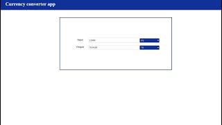 currency converter using Node.js and an API