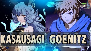 GBVSR:🔥Kasausagi (Ferry) Vs Goenitz (Gran)🔥| High Level Gameplay.