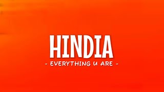 Hindia - Everything U Are (Lirik Lagu)