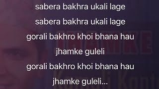 Jhamke guleli karaoke Track With lyrics || Jhamke guleli karaoke || jhamke guleli track ||