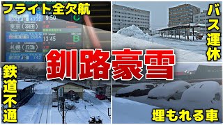 【記録的大雪】孤立した釧路はどうなっていた？鉄道・バス・飛行機に密着