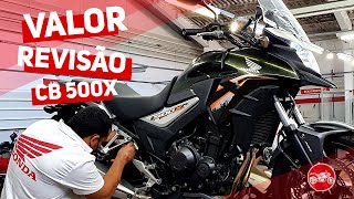 CB500X CUSTO REVISÃO 12.000KM | FILTRO DE AR ESPORTIVO K&N E FREIO BREMBO