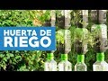 Cómo hacer una huerta de riego por goteo con botellas recicladas