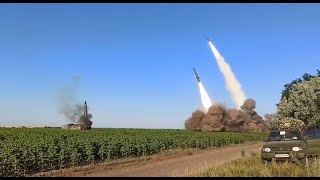 Ukrainian OTR-21 Tochka Ballistic Missiles Strike Russian Targets in Ukraine