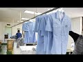 Amazing School Uniform Mass Production Process. School Uniform factory in South Korea.