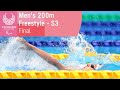 An Incredible First Gold For Ostapchenko 🥇 | Men's 200m Freestyle - S3 |Tokyo 2020 Paralympic Games