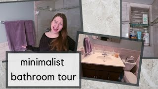 Minimalist Bathroom Tour + Our Minimalist Bathroom Essentials