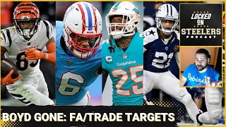Steelers' Trade/FA Targets after Tyler Boyd Signs w/Titans | Xavien Howard or Stephon Gilmore at CB?