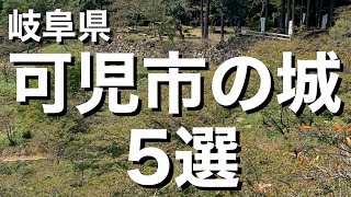 【城選＋】［岐阜県 可児市の城］〜5選〜