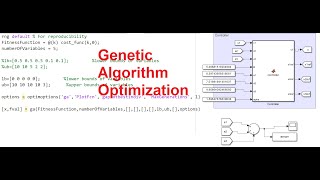 ii) Optimization of sliding mode control using Genetic Algorithm in Matlab/SIMULINK