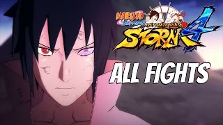 Naruto Shippuden Ultimate Ninja Storm 4 - All Boss Fights / All Battles