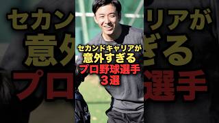 セカンドキャリアが意外すぎるプロ野球選手３選　#野球解説 #日本ハムファイターズ