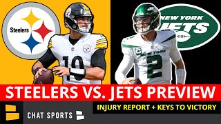 Pittsburgh Steelers vs New York Jets Preview: Steelers Injury News + Zach Wilson Debt, 🔑 To Victory