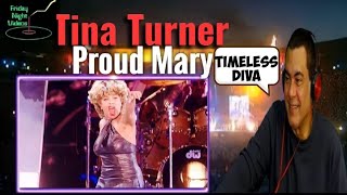 First Time Reaction: Tina Turner - Proud Mary ( live at Wembley 2000)