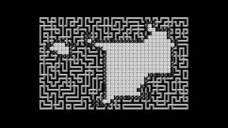 Commodore 64 Wave Function Collapse WIP (timelapse of slow program)